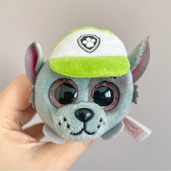 PAW Patrol Ty Beanie Boos / Teeny Tys Chase, Rocky, & Skye - Lot of 4 - Picture 6 of 12